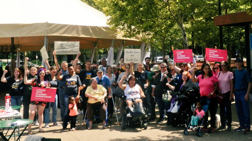 PghUNITED's tweet photo. Celebrating our victory and continuing the fight - watch out @SenToomey! #OurLives #PaFight https://t.co/zwGnepA2hs