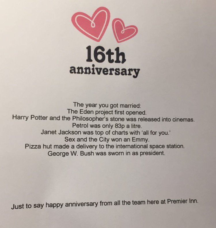 CornwallNDevon's tweet photo. ❤️ A lovely anniversary #piwow from Naomi and the team at Plymouth East #premierinn @RikkiQuinlan @PIWestIsBest @SDEBDD @placemadebyyou https://t.co/Rsx3VEqZP0