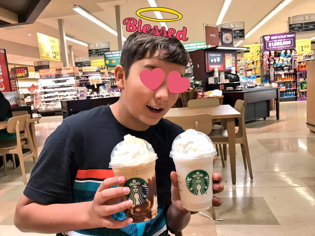 At Starbucks with my sunshine! #starbucks #sunshine