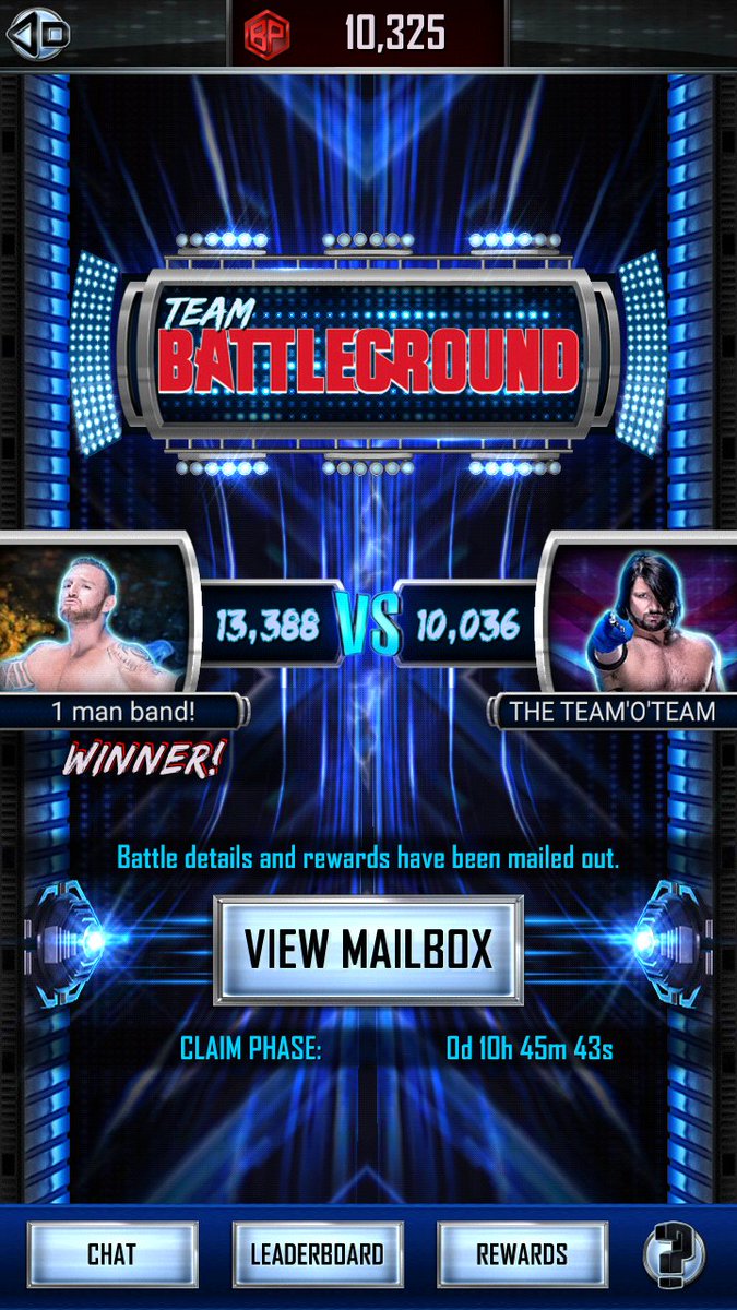 1ManBandTeam's tweet photo. Did somebody say they wanted competition? 1ManBand takes the W in a close one & a 26th Battleground victory #WWESuperCard #AnonymousPlayer https://t.co/1G6Irop98J