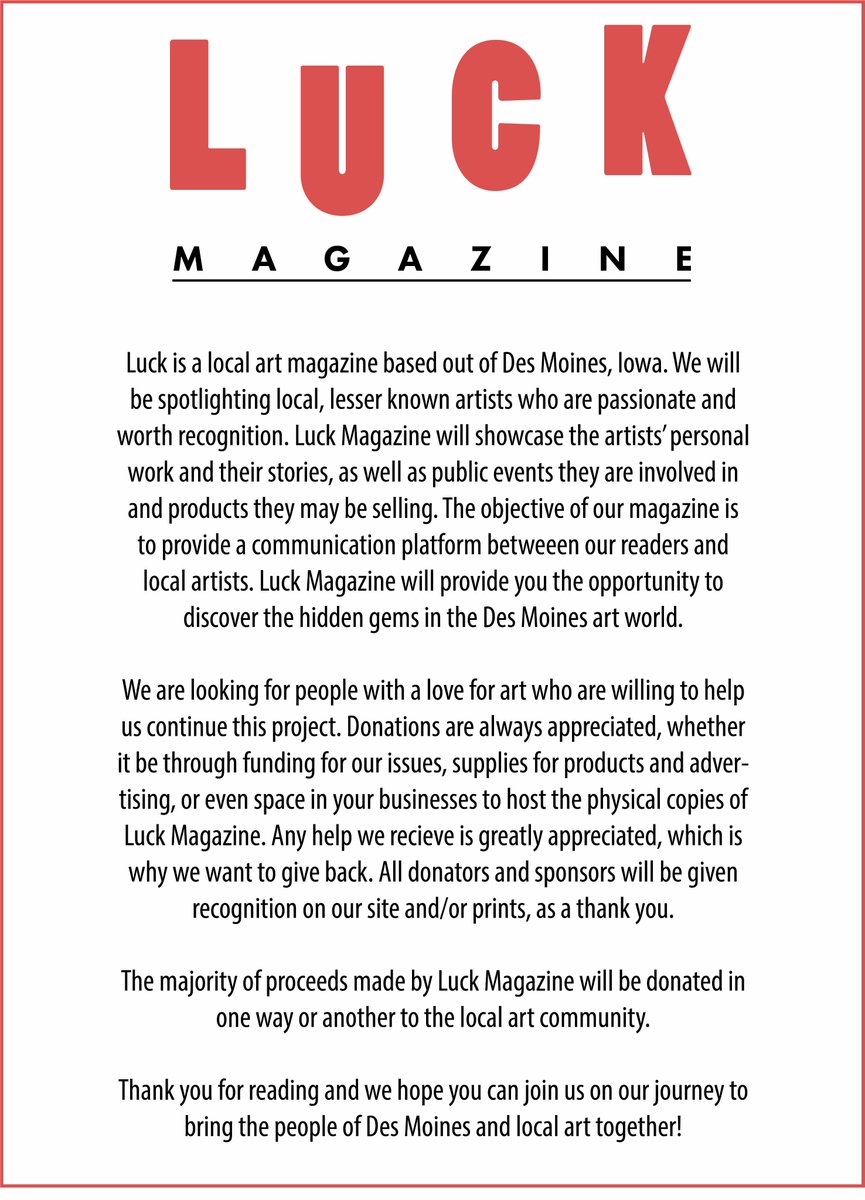 Luck Magazine tweet media