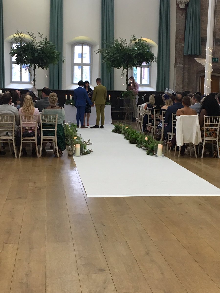 pandgmanagement's tweet photo. The beautiful @hallestpeters and the gorgeous Thom &amp; Jeffery. Congratulations you wonderful pair! ❤️ #love #wedding #Manchester https://t.co/rn5QtoFO0G