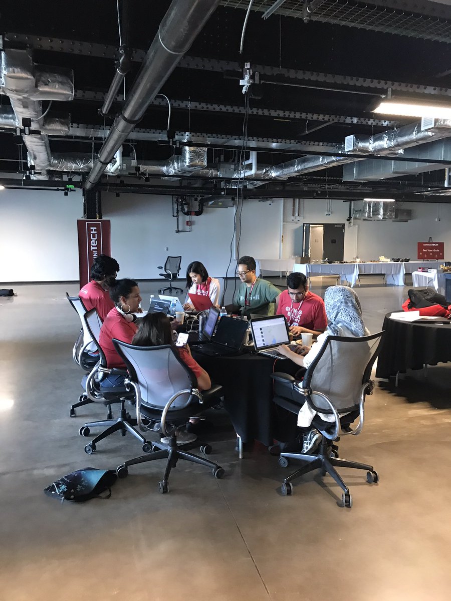 djfurman4tech's tweet photo. #rvatechjam is hard at work hacking! https://t.co/W5UdUpHgM9
