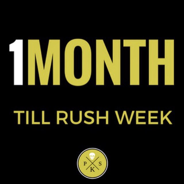 The boys are hype. Are you? #GoGreek #RushSkulls