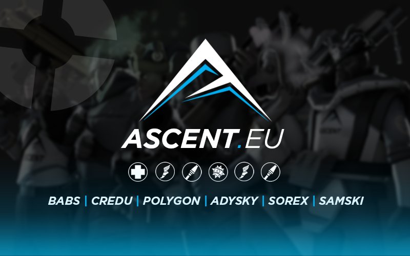 Happy to announce our EU TF2 roster. See you at i61.
@Ascent_Babs
@Ascent_Credu
@Ascent_PolygoN_
@Ascent_adysky
@Ascent_sorex
@Ascent_Samski