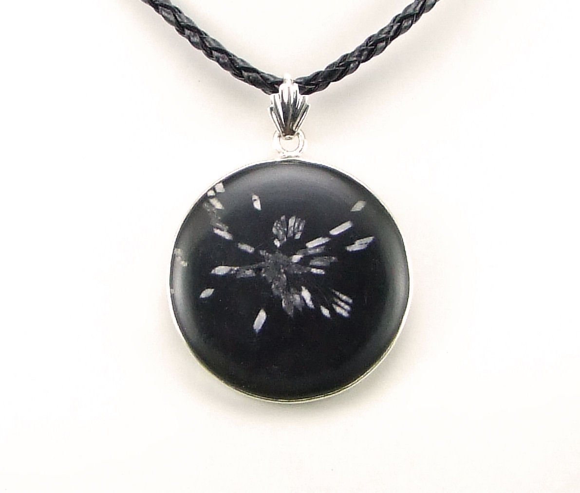 Chrysanthemum Stone Sterling Silver Pendant etsy.me/2umRrDE #chrysanthemum #chrysanthemumstone <a href="/thesilverbear/">Augie</a>