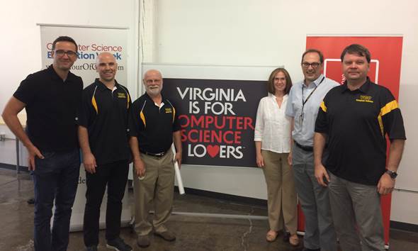 VCUENGR's tweet photo. Computer Science Dept/@VCUENGR representing at #rvatech #rvatechjam #TechWeekinRVA @rvatechcouncil #techisVCUsjam https://t.co/Cr90hOB7uK
