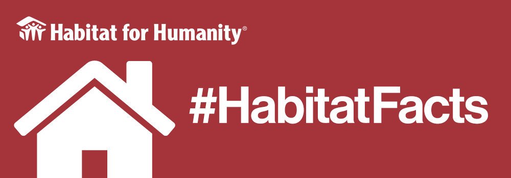 Why do we build? Nowhere in the U.S. will a full-time minimum wage job pay for a median 1-bedroom apt. habitat.ngo/40FACTS #HabitatFacts
