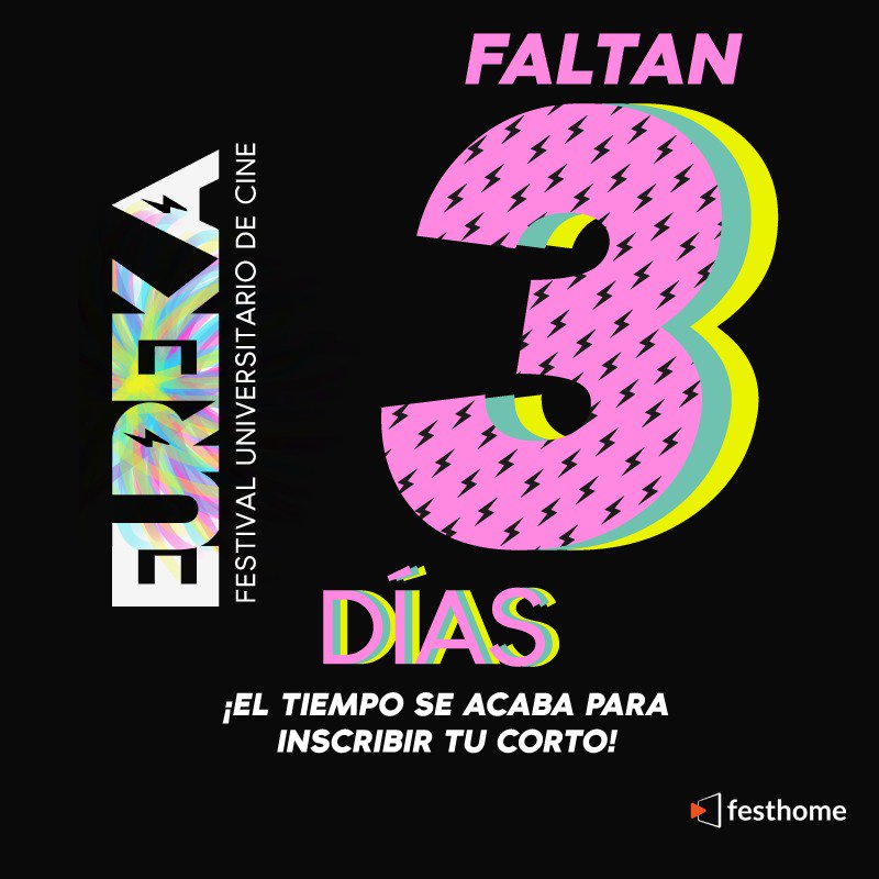 eurekacine's tweet photo. Estamos cada vez más cerca del final, envíanos tu corto antes de que se acabe el tiempo. https://t.co/bdhwr6pL8r