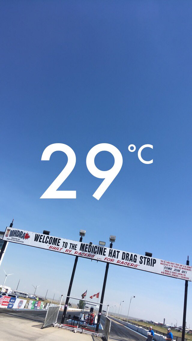 Final track prep before we go into first round eliminations on this sunshiny Saturday! #NHRA #Div6 #NationalOpen #thishappenshere #medhat