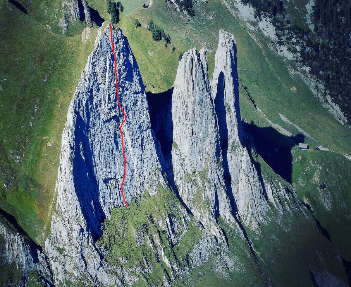 Little bit Late 😃 now I start to Twitter again..."PARZIVAL" first free ascent of this crown juwel 🤘