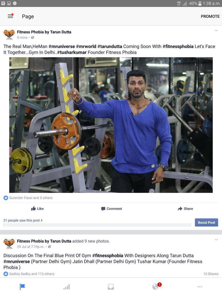 FitnessPhobia's tweet photo. Let's face it together #fitnessphobia #tarundutta #foodandentertainmentcity #dehradun #foundertusharkumar https://t.co/RPFW0vPymd