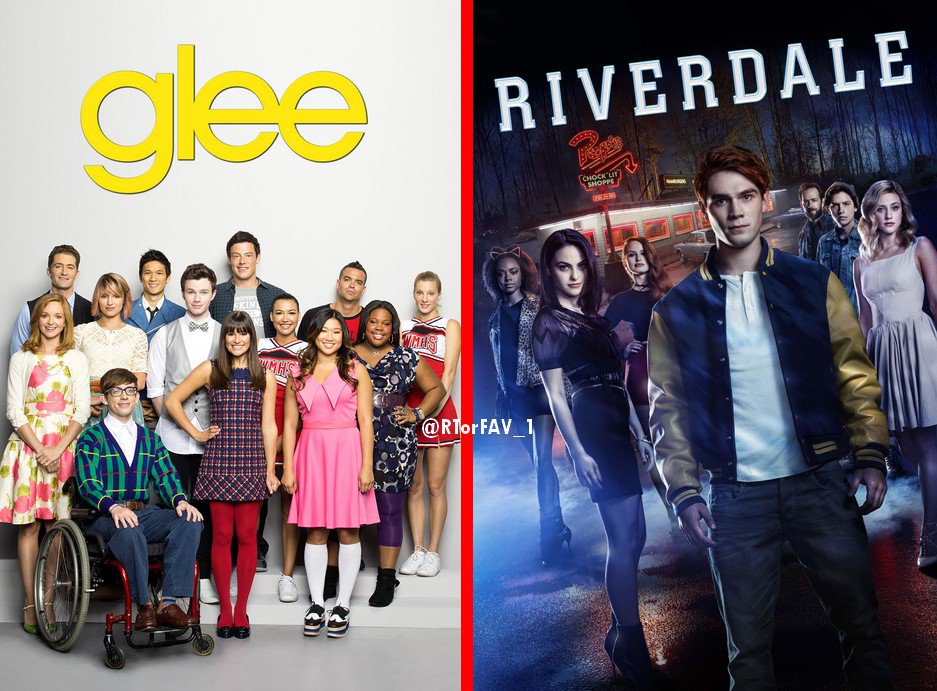 RTorFAV_1's tweet photo. REQUESTED
RT for Glee 
LIKE for Riverdale https://t.co/RlqTv1DnS0