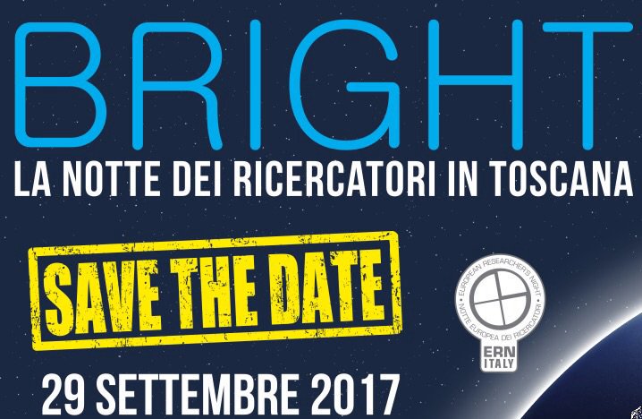 brightnightIT's tweet photo. Fra 2 mesi c'è Bright 2017. La notte dei #Ricercatori in Toscana. #Bright17 #NotteDeiRicercatori https://t.co/SKmQOsOdsg