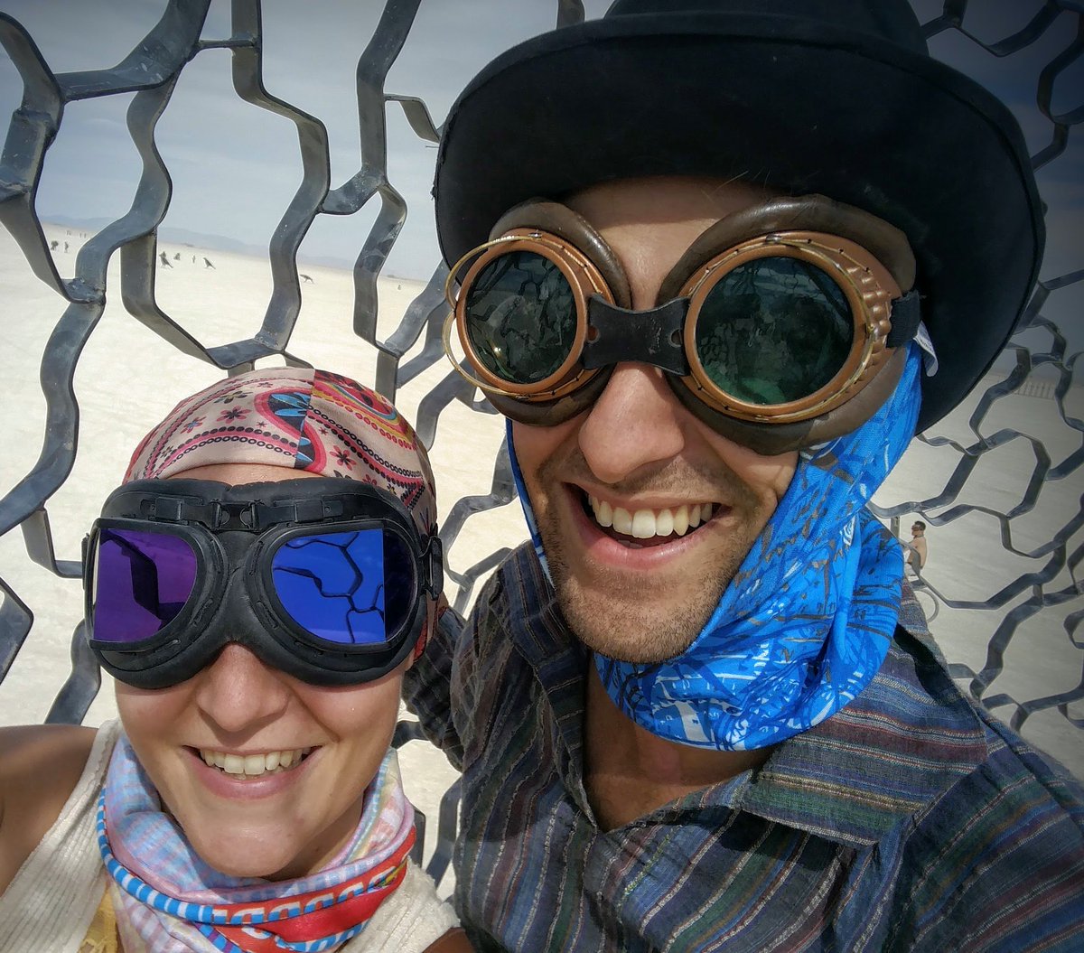 burningman_fest's tweet photo. There's no day without dust on the Play. Bring a few pairs of googles!  https://t.co/2rnGoPiz1Z #burningman #goggles #desert https://t.co/CnB39HS5wQ