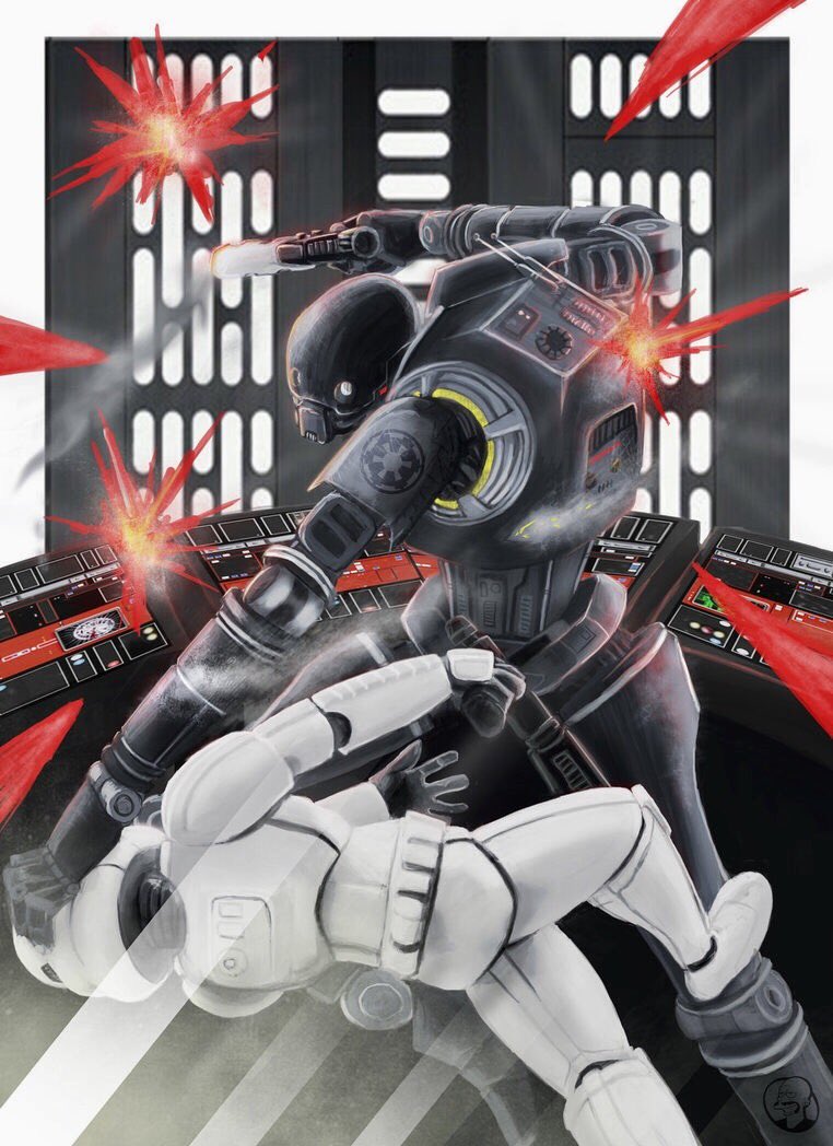 Yrogerg84's tweet image. K-2SO en mode badass 😎💪🏻
#RogueOne