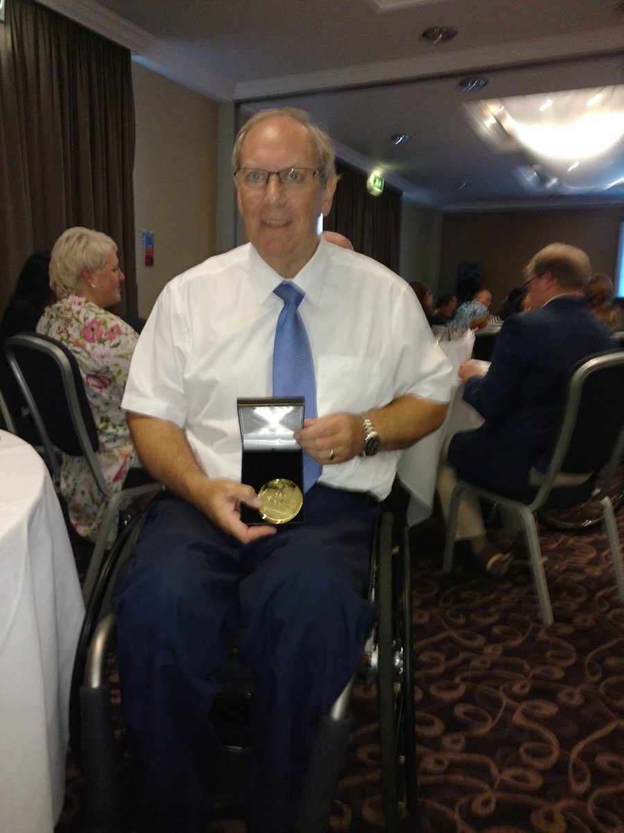 Sue_Peel's tweet photo. @BritWheelBBall #RLT2017 Legend! Steve Spilka 🏆 https://t.co/tFlqquXrwB
