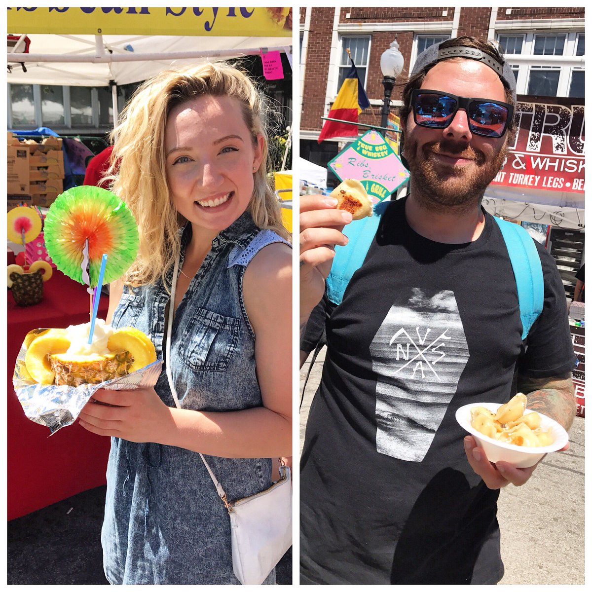 Pierogi Fest! Getting in touch with my Polish roots &amp; Justin went hard on the sweet cheese pierogis. ☺️ #yum