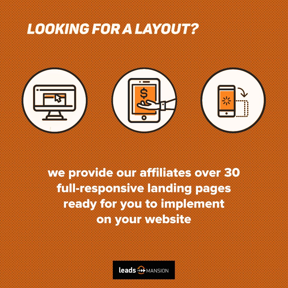 We provide our #affiliate partners with access to the panel with over 30 #landingpages to choose from!
Check out: buff.ly/2vhvNEM
