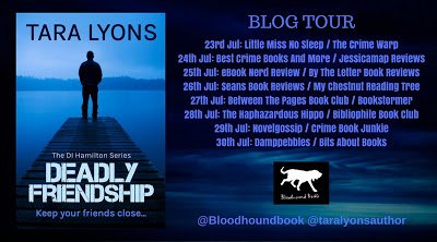 Bloodhoundbook's tweet photo. TY to @novelgossip1 @ClaireKreads @nholten40 stops on #DeadlyFriendship @taralyonsauthor #BlogTour tomorrow @damppebbles @CarolineBookBit https://t.co/JsizSMewu9