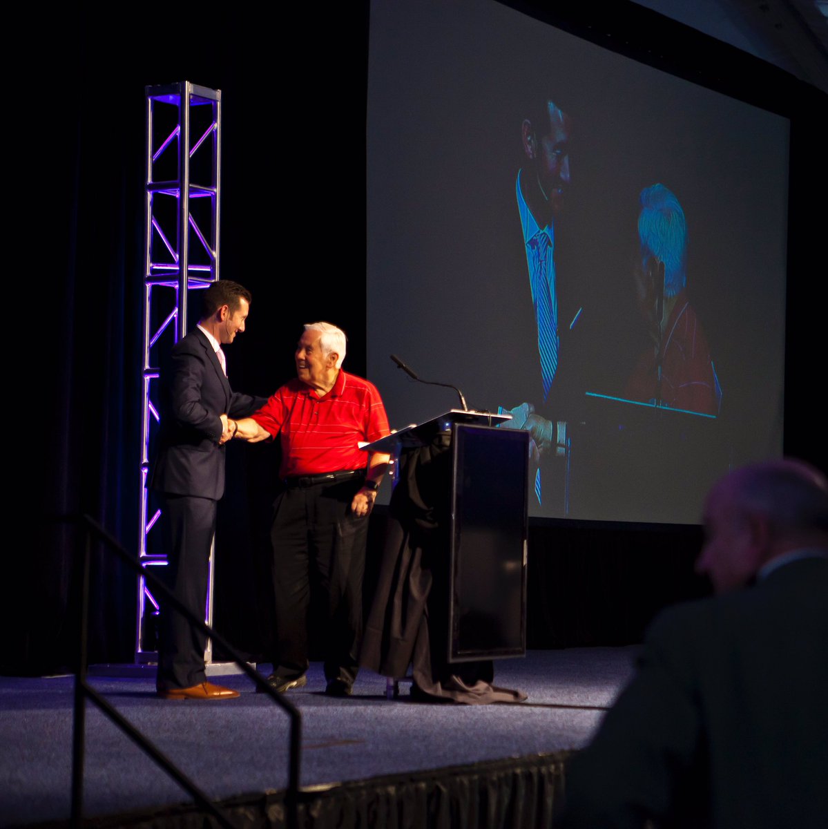 BetaThetaPi's tweet photo. US Senator Richard Lugar, captivated Betas from across North America as he spoke today about his truly incredible Beta experience. #beta178 https://t.co/kFEFm6Rxq1