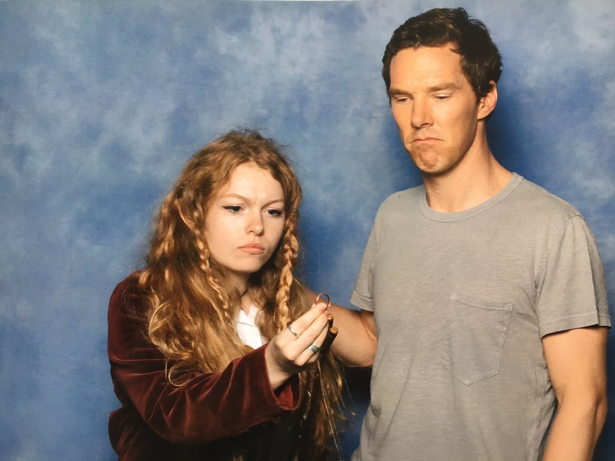 minawokling's tweet photo. The man, the myth, the legend: Benedict Cumberbatch #LFCC https://t.co/vQ9uZT17ac