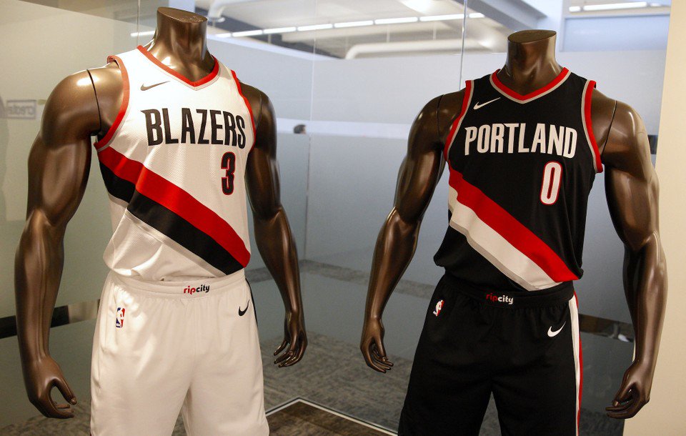 trail blazers jersey 2018