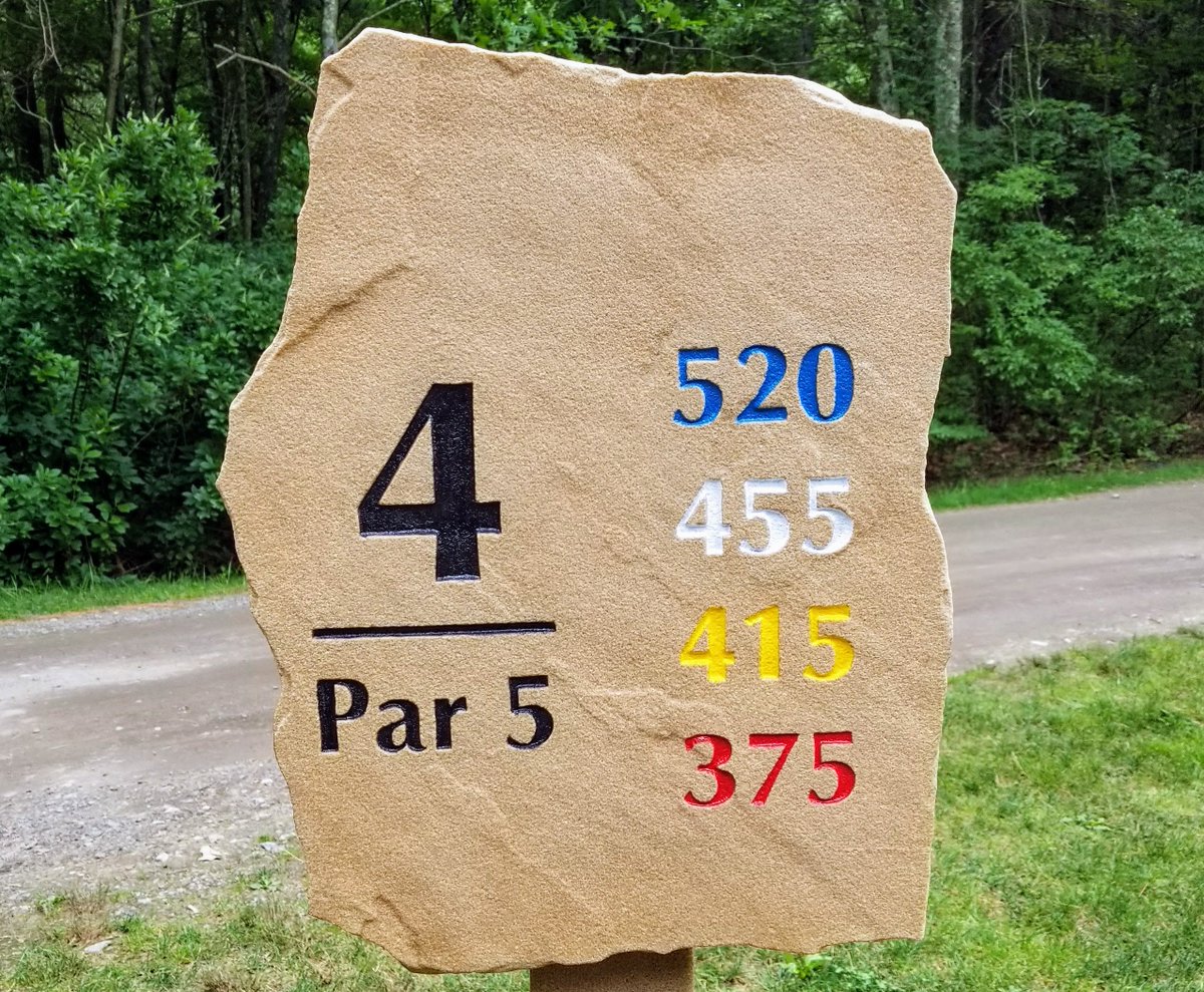 rkmajor's tweet photo. Impressed with the condition of the course as well as the new hole signs at @SassamonTrace #golf #Natick #Summer https://t.co/dHu5HwCuSR