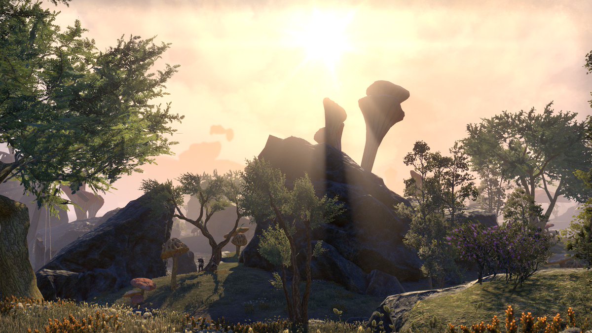 playingforpix's tweet photo. Another shiny Vvardenfell sunset. #ESO #Morrowind https://t.co/W5nr9aVz5L