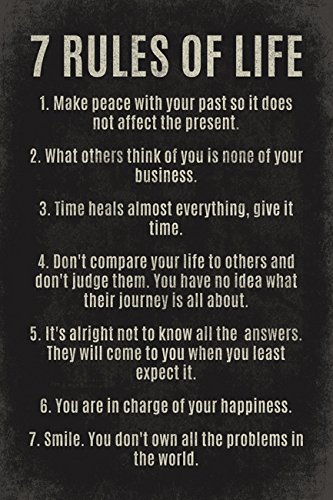 InfamousDealsHQ's tweet photo. 7 Rules Of Life Poster For $9.94 Shipping Included!

https://t.co/OwCSSSte7e

#Peace #Life #Happiness #Happy #Rules #Love https://t.co/qM0Y7Jcq9Y