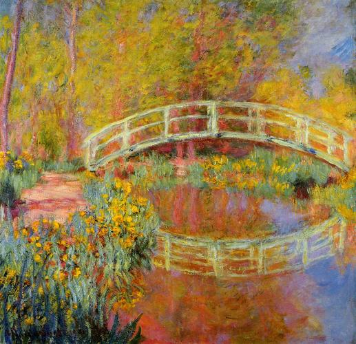 The Japanese Bridge (The Bridge in Monet's Garden) #monet #claudemonet