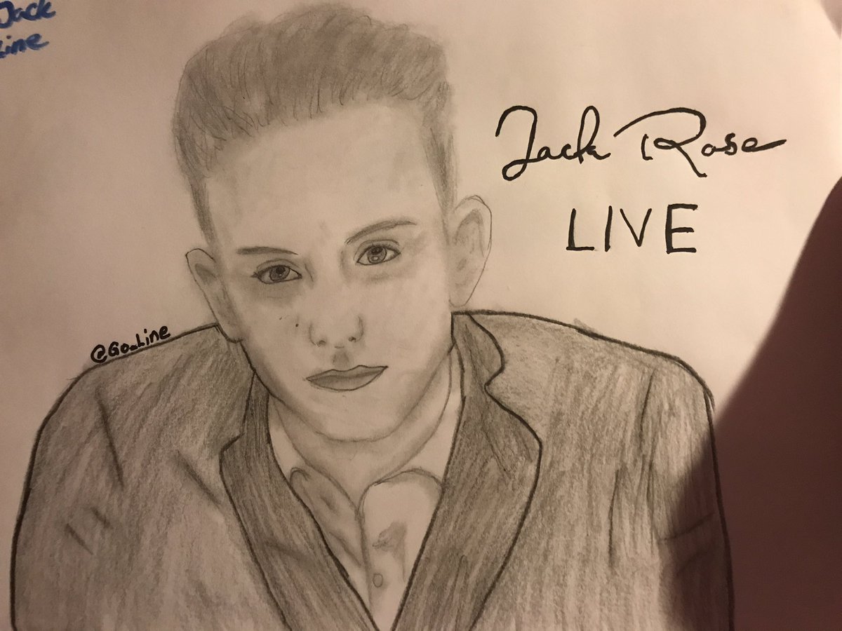 LoveFromLinee's tweet image. Whats upppp @ZieyKizzy do you like my draw of @JackRoseReal ? He was easier to draw Than you😂❤️Thats not perfect there is fails on😭😭