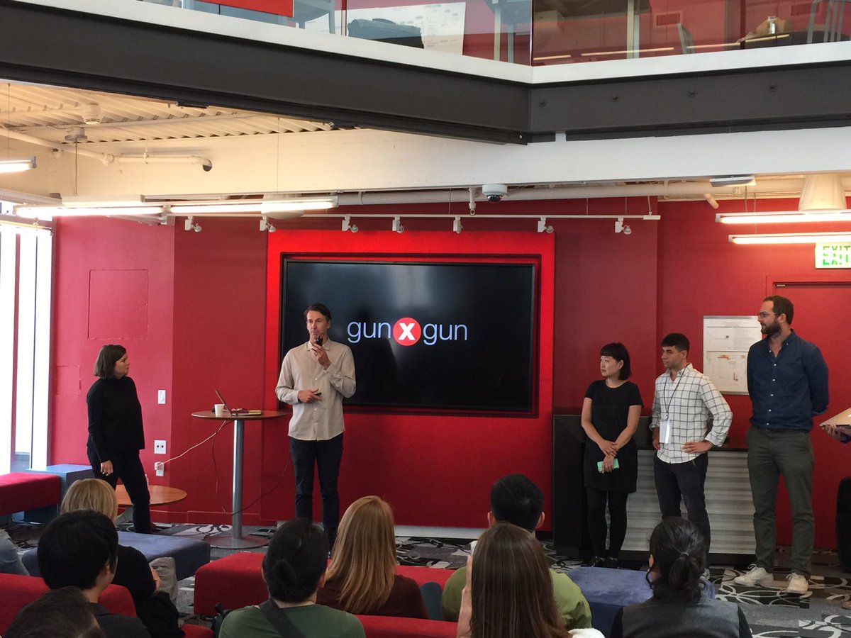 gunbygun's tweet photo. Sharing our work with @DesignMap, using the power of design to help #EndGunViolence. Has been an incredible few days at #BarnRaiseSF! https://t.co/V5hsfw2ffu