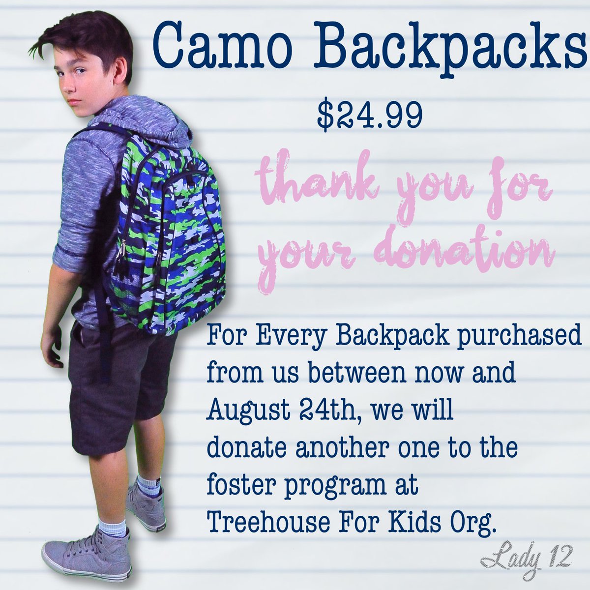 Lady12s's tweet photo. #GiveBackBackpack by #Lady12 https://t.co/9HxQYKft1d