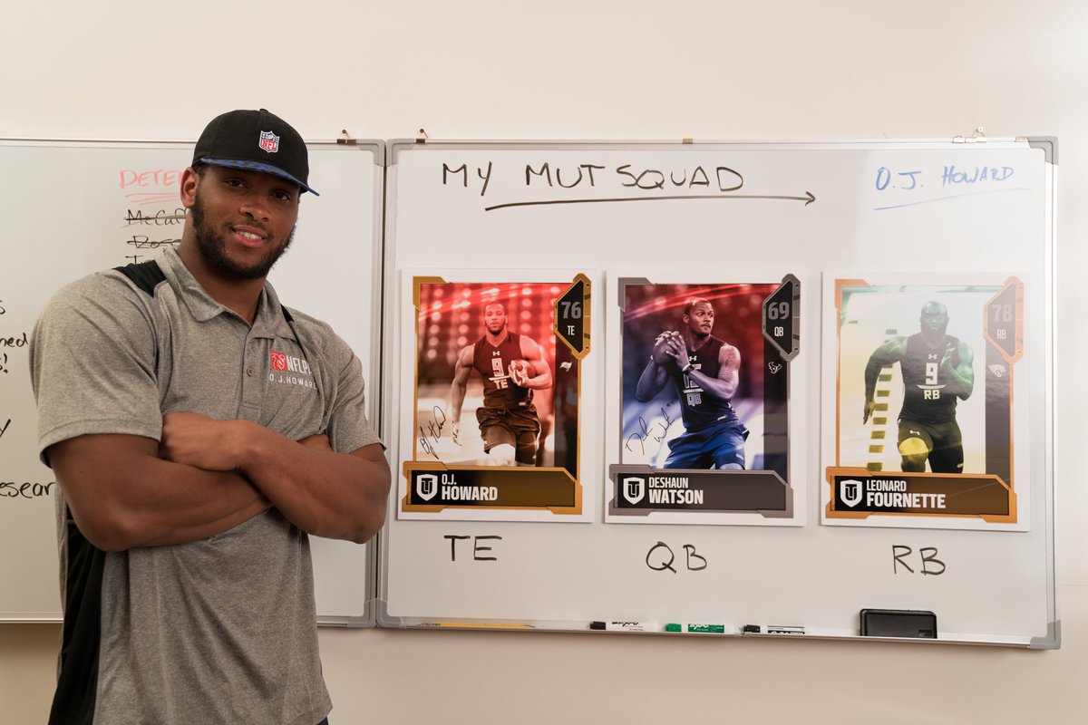 EASPORTS_MUT's tweet photo. @EAMaddenNFL First rounder @TheRealOjHoward's #MUTSquad‼️ RETWEET and LIKE for you chance to win his signed #Madden18 item! #RookieMojis https://t.co/1pvzKDEeyJ
