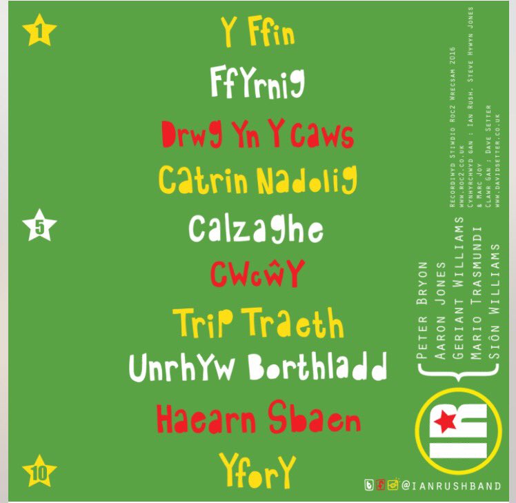 ianrushband's tweet photo. 10 trac o'r ffin- that difficult first album. https://t.co/izOBj9NOGJ
