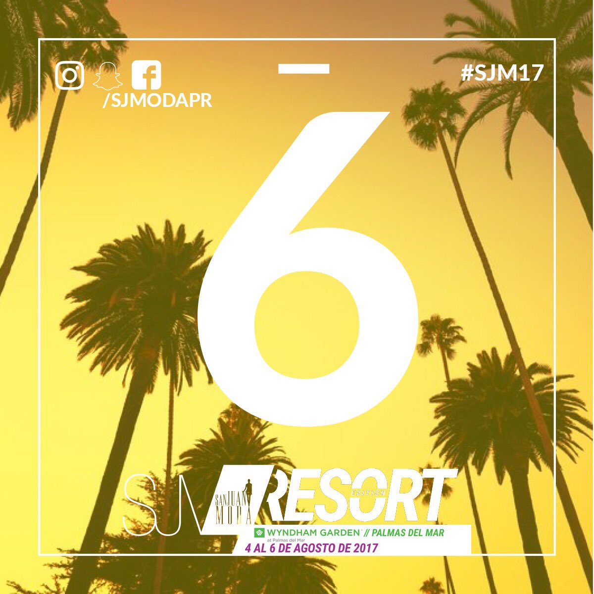 SanJuanModaPR's tweet photo. Ven listo con tu vestimenta tropical y disfruta con nosotros en San Juan Moda Resort Edition en el hotel @WyndhamPalmas #ResortEdition17 https://t.co/cUu7Ooy0Im
