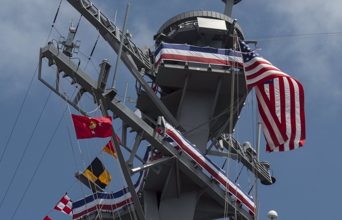 God bless the Peralta family and crew of #USSRafaelPeralta #DDG115. Sgt Peralta is an immortal American hero...a Marine. <a href="/USNavy/">U.S. Navy</a> <a href="/USMC/">U.S. Marines</a>