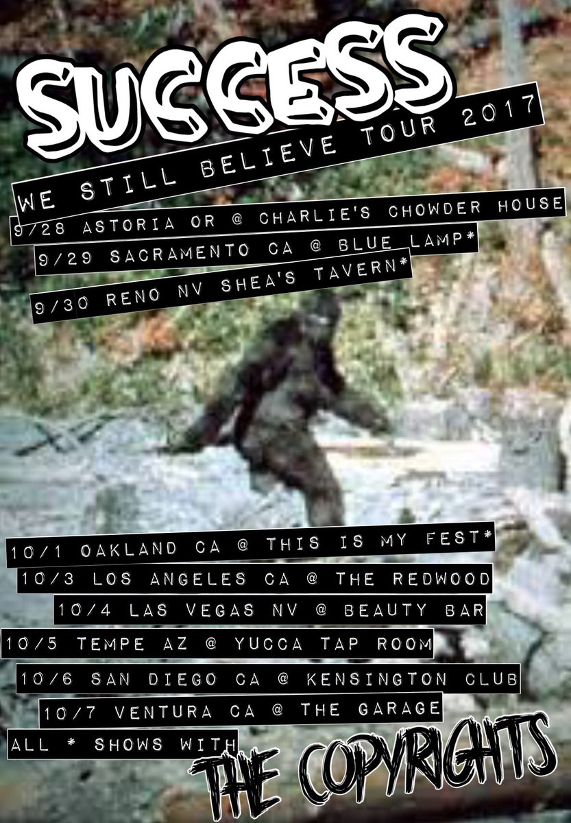 Success (@successpunks) on Twitter photo WEST COST TOUR ANNOUNCED!! Our buds @the Copyrights are coming too! <a href="/RedScare/">Red Scare Industries πΊπ¦</a> <a href="/fatwreckchords/">fatwreckchords</a> WEST COST TOUR ANNOUNCED!! Our buds @the Copyrights are coming too! <a href="/RedScare/">Red Scare Industries πΊπ¦</a> <a href="/fatwreckchords/">fatwreckchords</a>