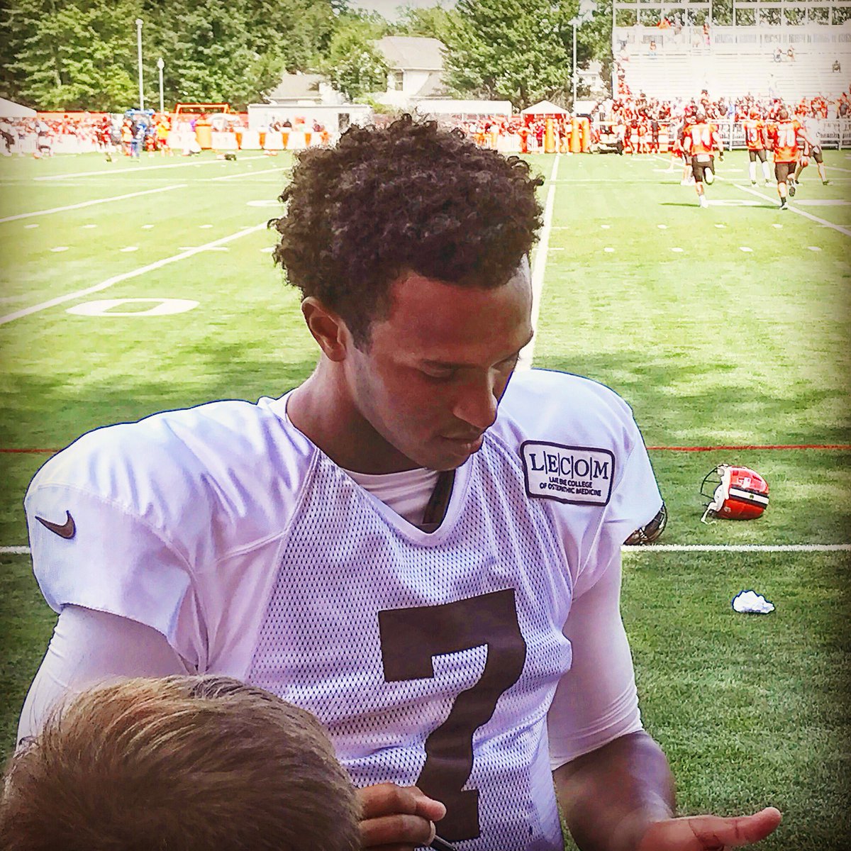 mdrobney's tweet image. Young DeShone - training camp @Browns