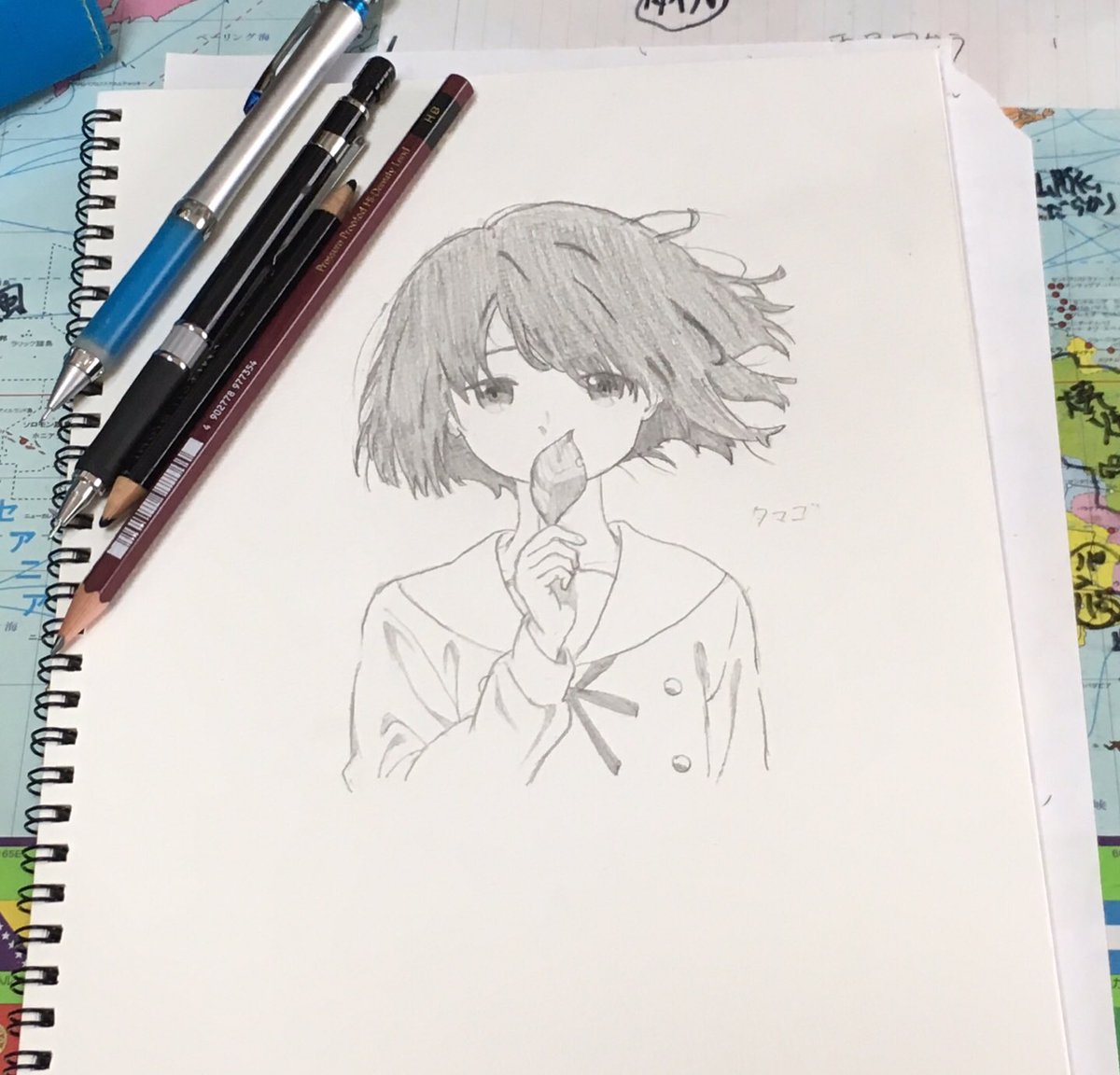 筍ンゴ5号さん No Twitter 感動的だね なんか可愛かったので描きました 心が叫びたがっているんだ キース団 イラスト好きな人と繋がりたい 水瀬いのり 成瀬順