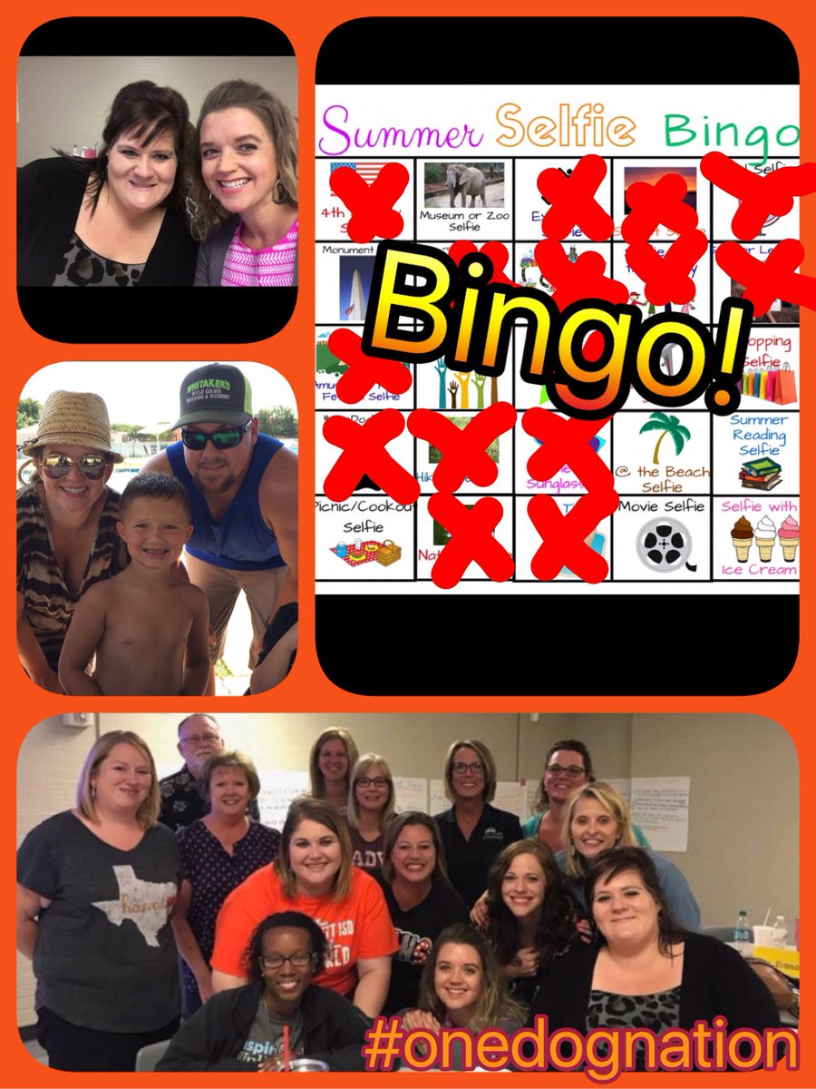 lthompsonbms's tweet photo. Pool, training, and onedognation selfie! @ICEvansElem #onedognation #finallyabingo @burkburnettisd https://t.co/obUGTA7ZPv