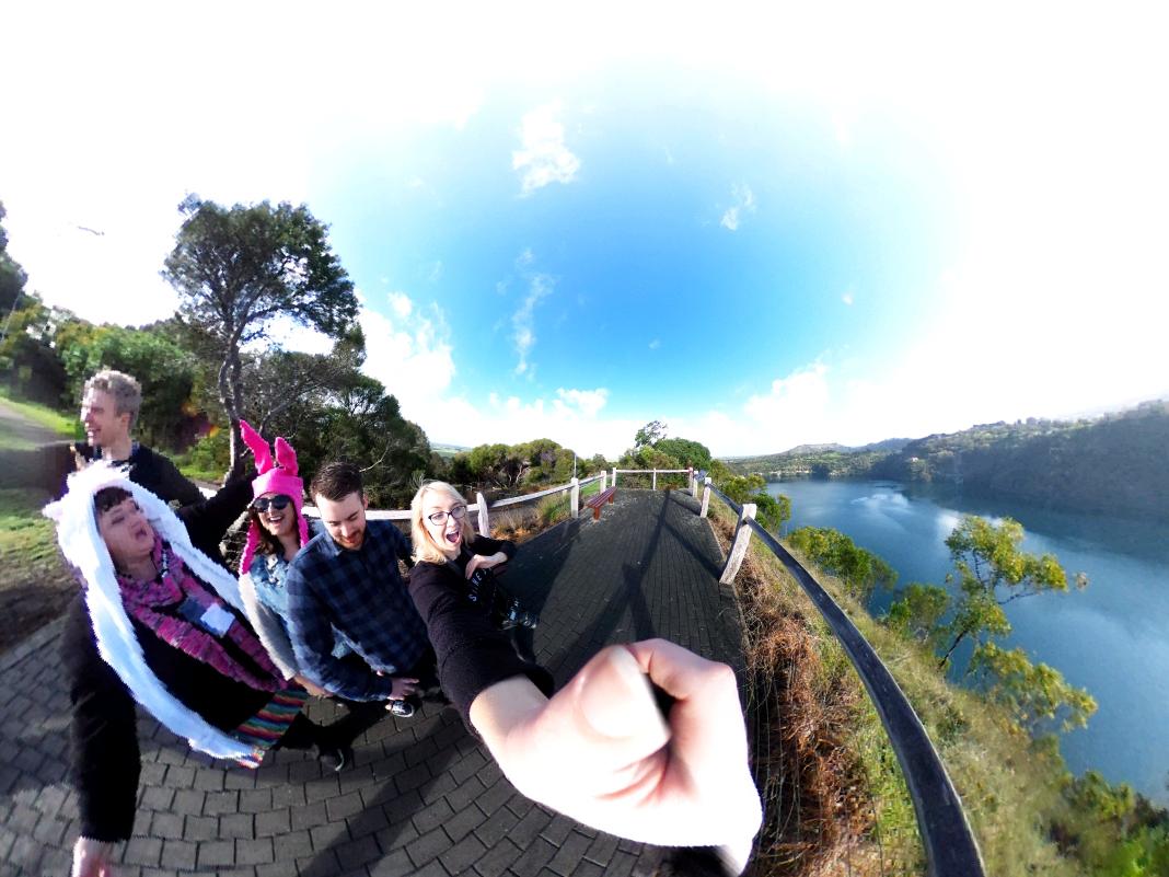 talieteakle's tweet photo. #explord the #bluelake with team #teenfiction this morning for #GovHack #GovHackAU GovHackMG https://t.co/BQFHkWXV3U