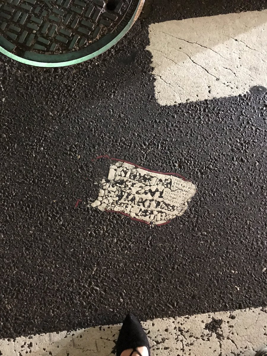 VioletVahle's tweet photo. And another one! This one has seen a lot. #toynbeetile #toynbee #resurrectdead https://t.co/IFp8lbg6fs