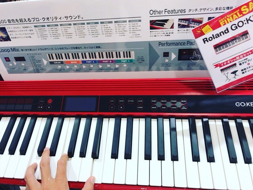 mayatty1982's tweet image. なんだこの不思議なタッチは⁉️

#Roland #gokey