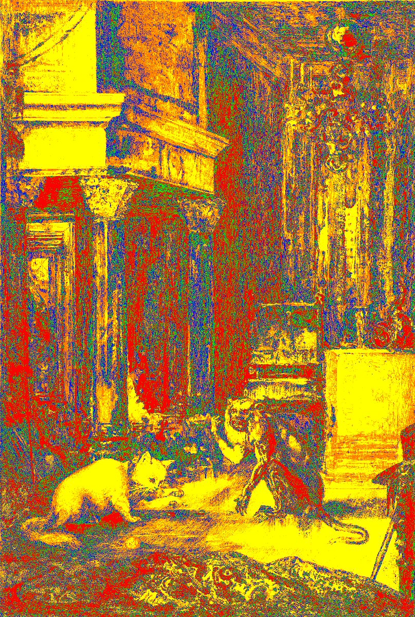 paintergoblin's tweet photo. Félix Bracquemond. The Monkey and the Cat, from the Fables of La Fontaine. 1886. @metmuseum https://t.co/LM0qlWBhCq #meowmet #cat #monkey https://t.co/q7xEeimQCM