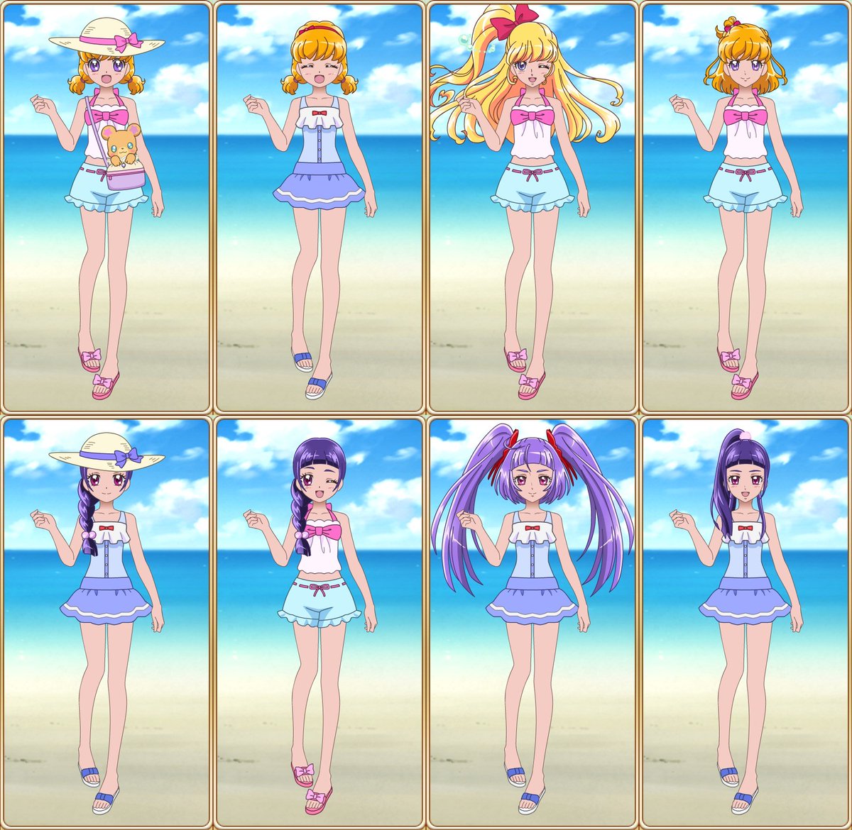 プリキュア　水着