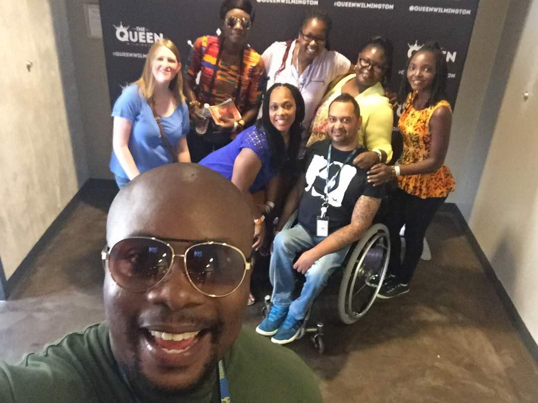CongoConserv's tweet photo. At the people's movement show. in Wilmington.  Representing DE blue hens @gretche @UDGlobal @RitaSiaw1 @eric_casinga https://t.co/P9klXBDrUH