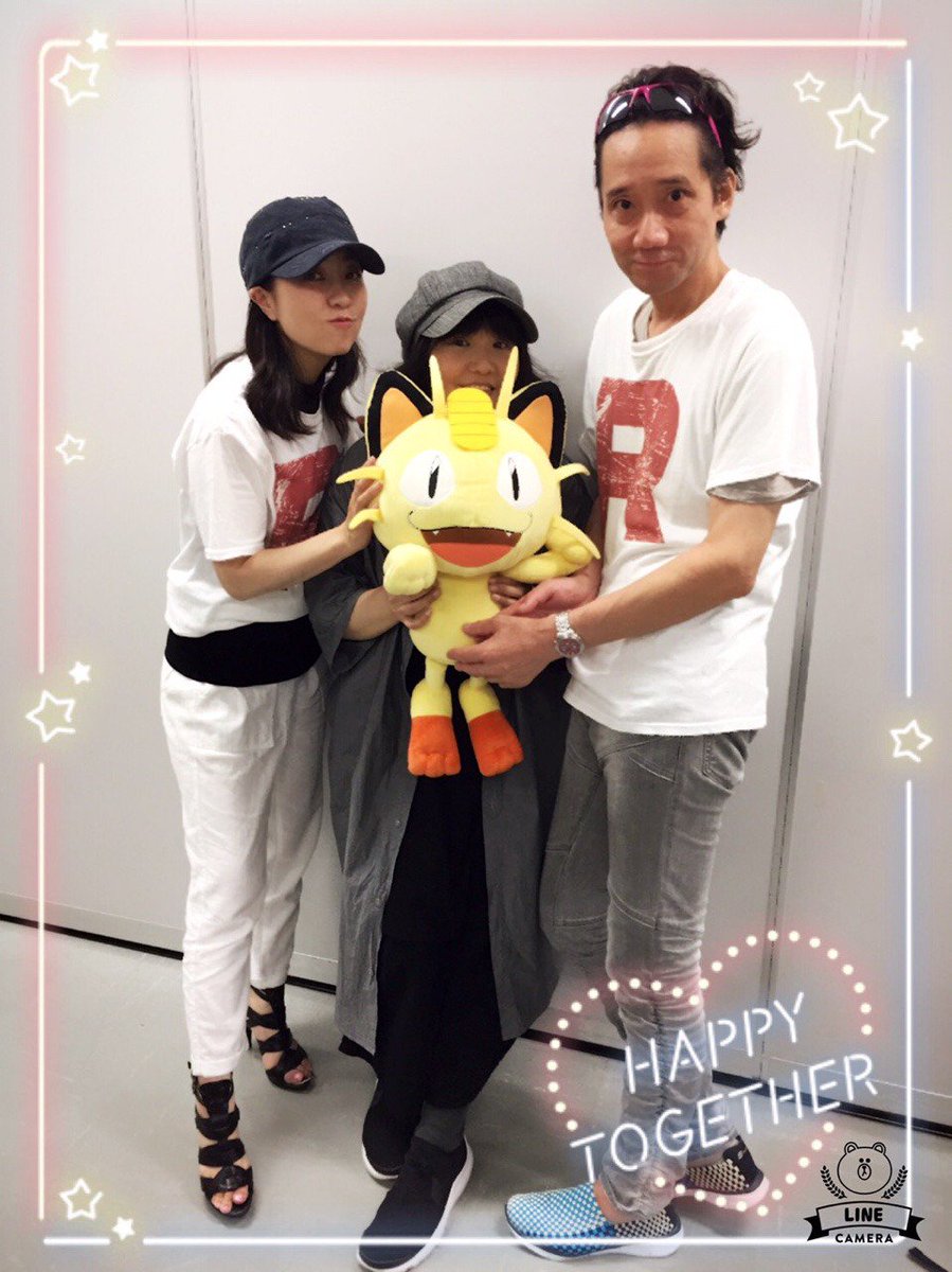 kianamaiart's tweet photo. The TR voice actors took a really cute picture together and I had to redraw it https://t.co/hKchgN1D2g