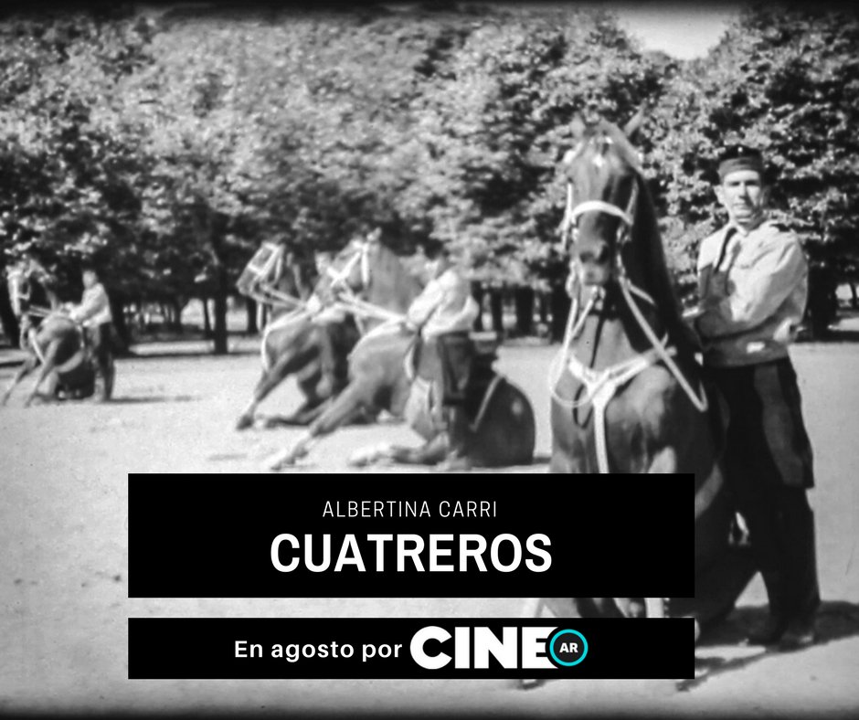 cuatrerospeli's tweet photo. ¡Ahora sí! En #Agosto, #Cuatreros de @AlbertinaCarri vuelve a las pantallas nacionales por @CINEAR_ 💪 https://t.co/H6J4rpu6ka